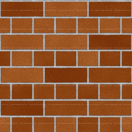 Seamless Red Orange English Brick Wall Texture For 3D HD