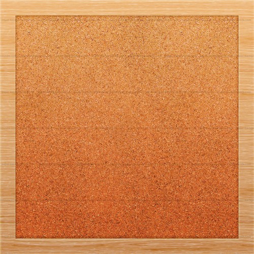 Wood Frame With Cardboard Background Notes