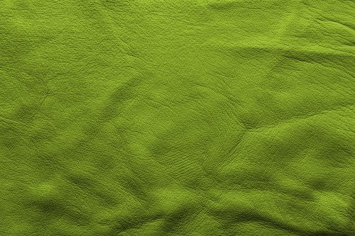 Green Soft Leather Background, High Resolution